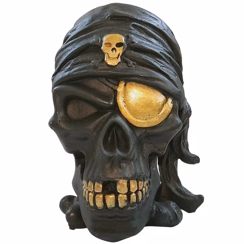 مجسمه تزئینی طرح اسکلت مدل دزد دریایی