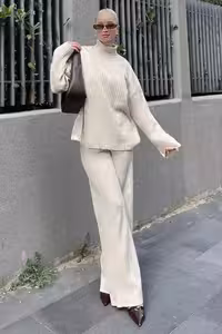 ست بلوز و شلوار بافتنی MG2173 - 1000