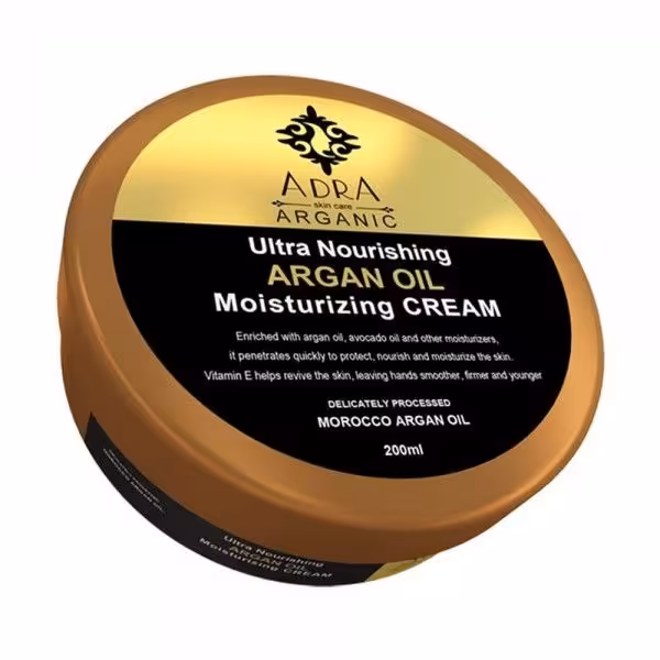 کرم مرطوب کننده دست و صورت آدرا حاوی روغن آرگان (200 میل)