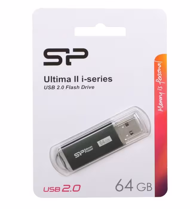 فلش مموری سیلیکون پاور مدل Ultima II i-Series 2.0 ظرفیت 64 گیگابایت