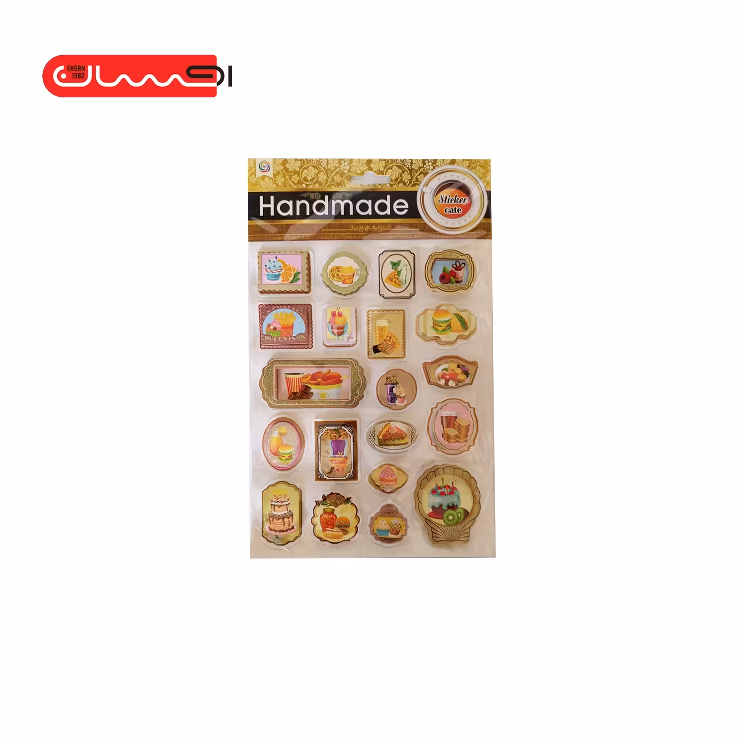 استیکر فانتزی مدل برجسته QK