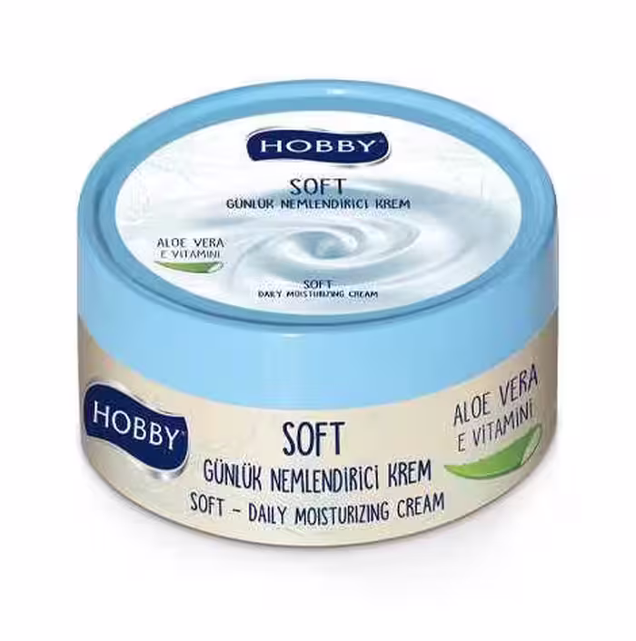 کرم مرطوب کننده دست و صورت هوبی HOBBYحاوی عصاره آلوئه‌ورا حجم 150 میل