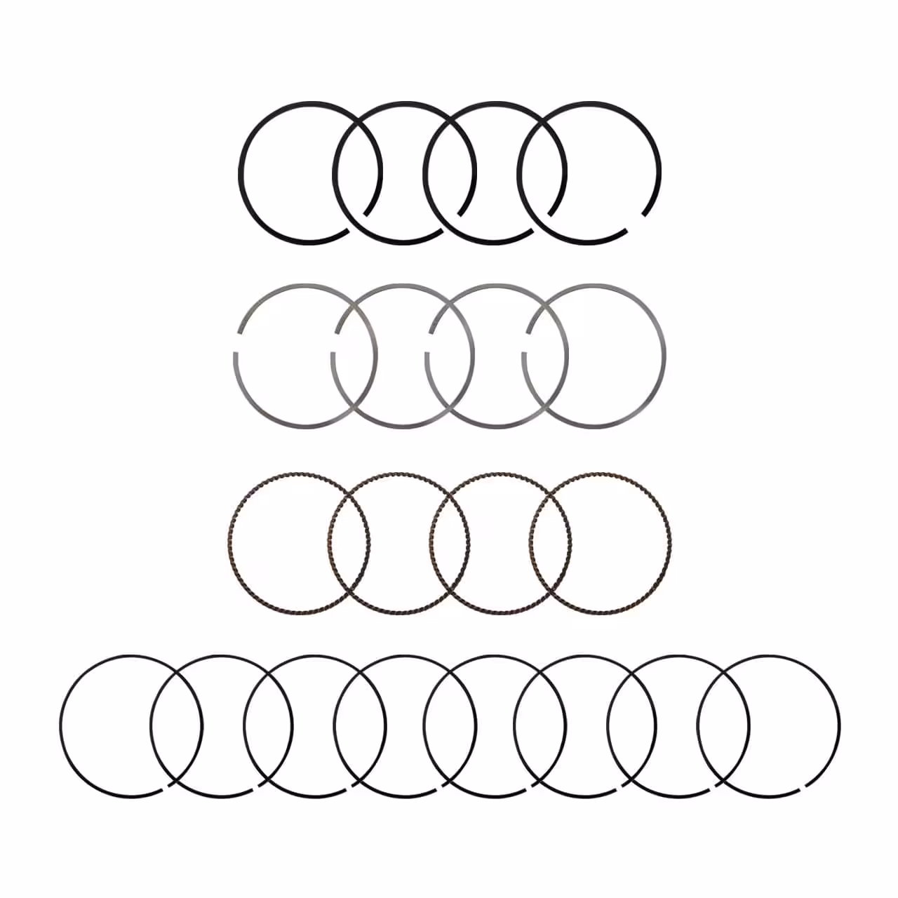 رینگ پیستون موتور استاندارد جک S5