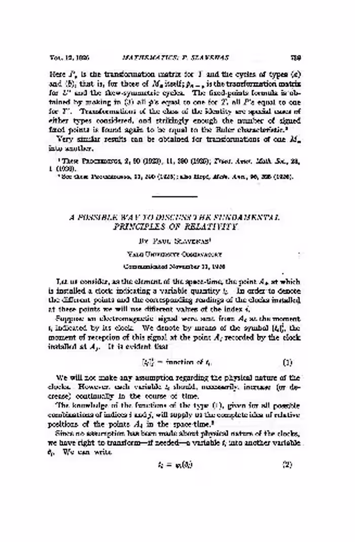خرید و دانلود نسخه کامل کتاب A Possible Way to Discuss the Fundamental Principles of Relativity