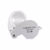 ذره بین تاشو چراغدار 40X مدل MG21011