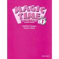Magic Time 1 Picture and Word Card Book