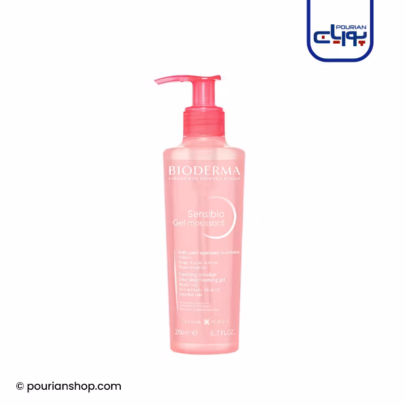 فوم ژل شوینده پوست حساس بایودرما 200 میل _Bioderma Sensibio Soothing Micellar Cleansing Foaming