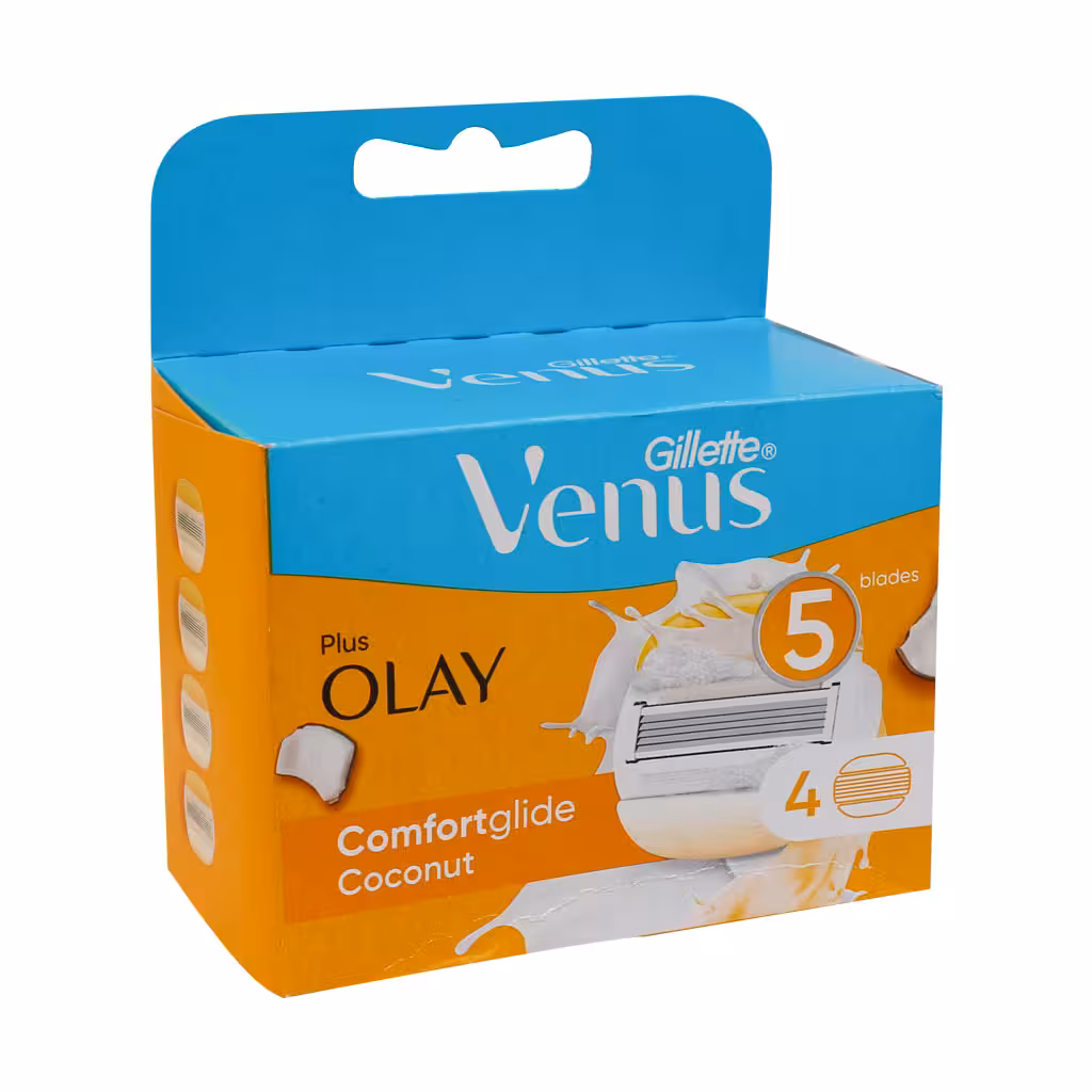 تیغ یدک 5 لبه اولای پلاس ونوس ژیلت 4 عدد