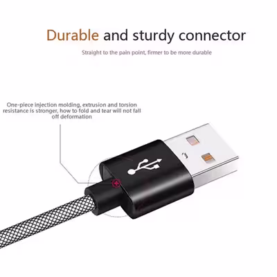 کابل تبدیل USB به USB-C بی تی ار مدل C1 طول 1 متر