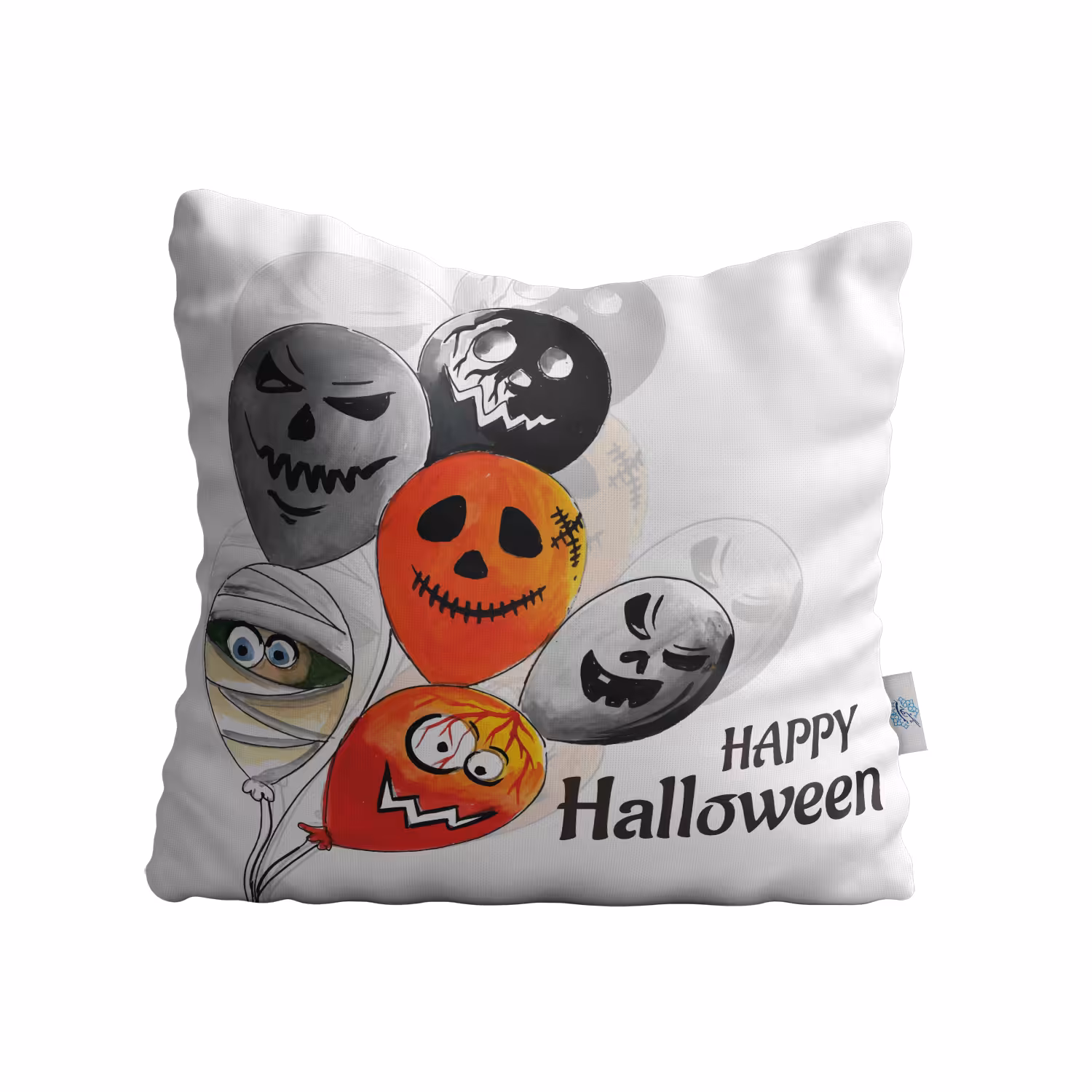 کاور کوسن شمسه نگار مدل بادکنک هالووین