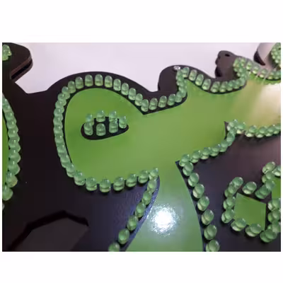 تابلو ال ای دی میشانه مدل کافی نت کد 566 به همراه فلاشر و کنترل