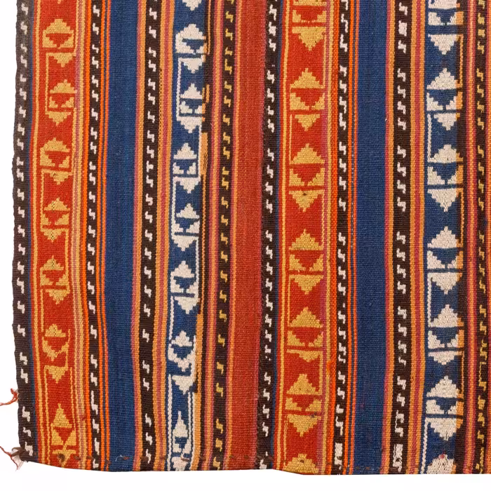 جاجیم قدیمی دستباف سه و نیم متری سی پرشیا کد 187407