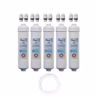 فیلتر یخچال ساید بای ساید آکوا پیورست مدل COCONUT SHELL 2500G مجموعه 5 عددی