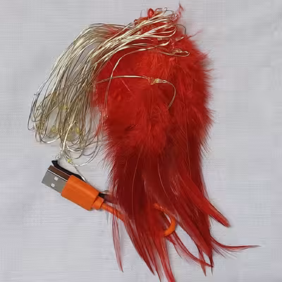 ریسه ال ای دی مدل usb دار مفتولی طرح پر رنگی طول 5 متری