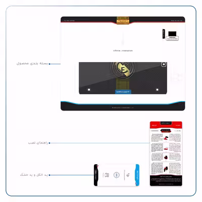 برچسب پوششی ماهوت مدل Real-Madrid-2 مناسب برای تبلت سامسونگ Galaxy Tab S2 9.7 2016 T819N
