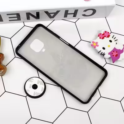 کاور طرح دخترانه کد 963 مناسب برای گوشی موبایل شیائومی Redmi Note 9s / 9 Pro به همراه پاپ سوکت