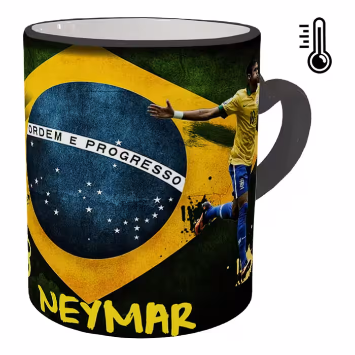 ماگ حرارتی مدل دسته قلبی طرح نیمار کد 87