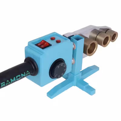 دستگاه جوش لوله سبز رامونا مدل MMA-RMN-2000W-13pc مجموعه 15 عددی