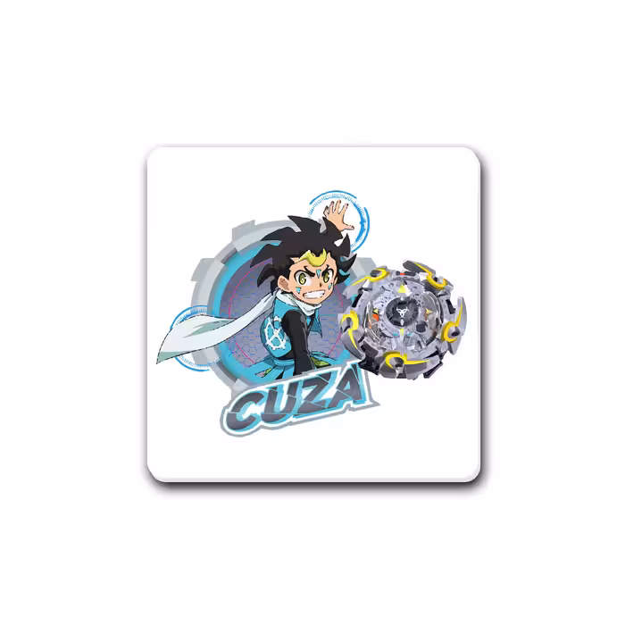 زیر لیوانی طرح انیمه فرفره های انفجاری کد 06-01 مجموعه شش عددی