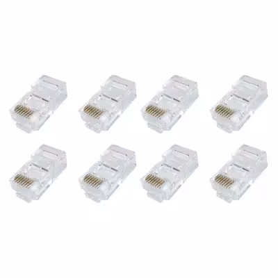 کانکتور شبکه cat5 مدل RJ45 بسته 8 عددی