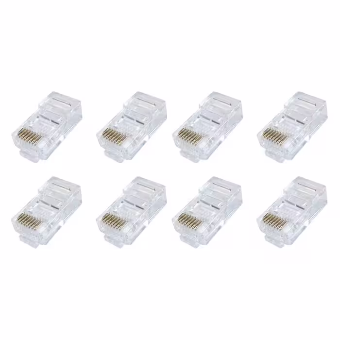 کانکتور شبکه cat5 مدل RJ45 بسته 8 عددی