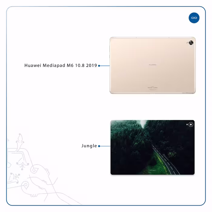 برچسب پوششی ماهوت مدل Jungle مناسب برای تبلت هوآوی Mediapad M6 10.8 2019