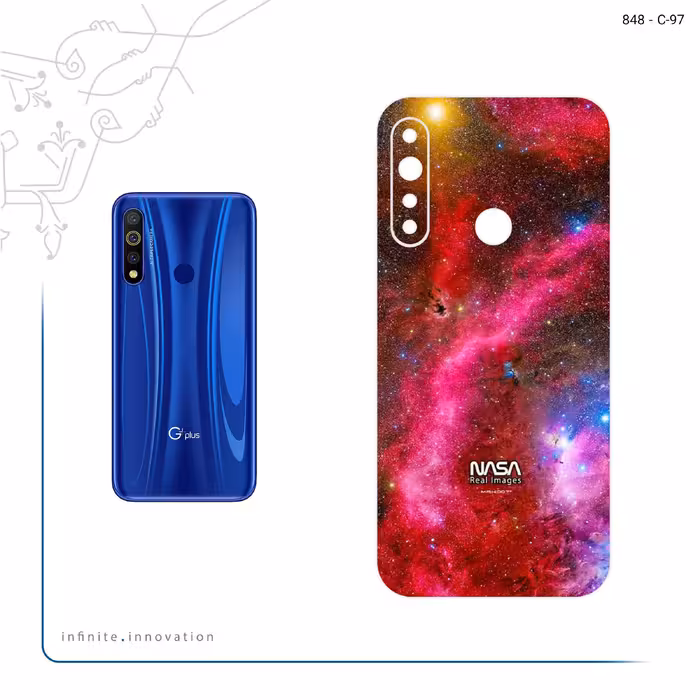 برچسب پوششی ماهوت مدل Universe b NASA 11 مناسب برای گوشی موبایل جی پلاس P10