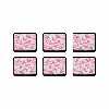 زیر لیوانی ماهوت مدل Army-Pink-pixel بسته 6 عددی