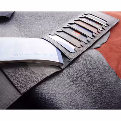 ست هدیه چرم عطارد مدل  چرم طبیعی کد A43