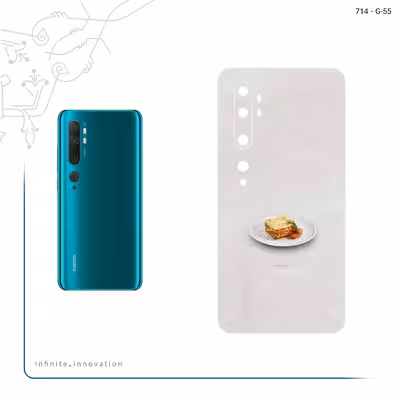 برچسب پوششی ماهوت مدل Lasagne مناسب برای گوشی موبایل شیائومی Mi Note 10