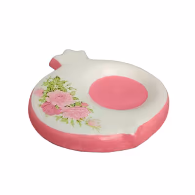 جاشمعی سرامیکی مدل گل رز کد 5