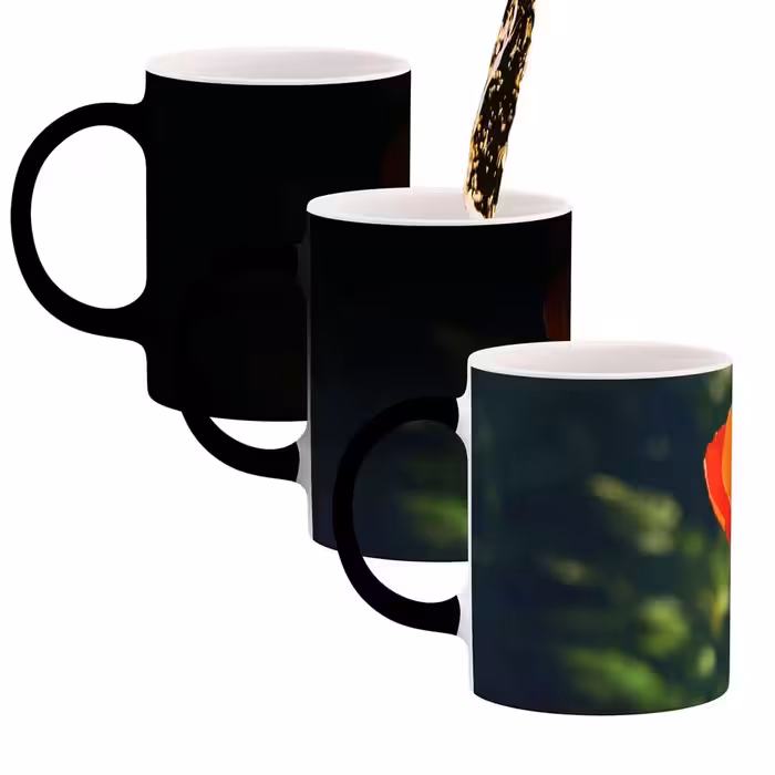 ماگ حرارتی طرح گل مدل mgh00672