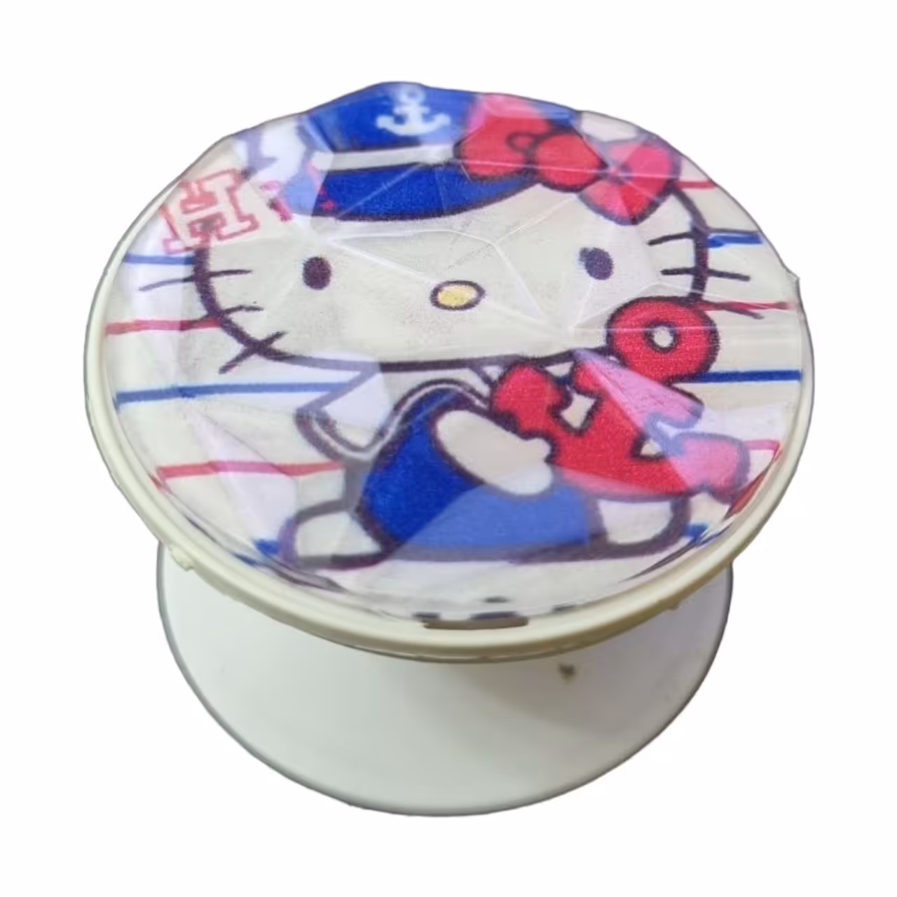 پایه نگهدارنده گوشی موبایل پاپ سوکت طرح گربه مدل کریستالی