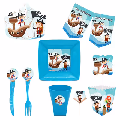  مجموعه 72 عددی تم تولد طرح دزدان دریایی