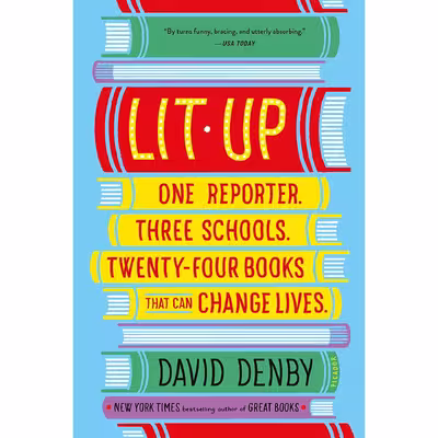 کتاب Lit Up اثر David Denby انتشارات Picador Paper