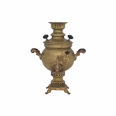 سماور زغالی عبدی مدل کلاسیک گنجایش 2.5 لیتر