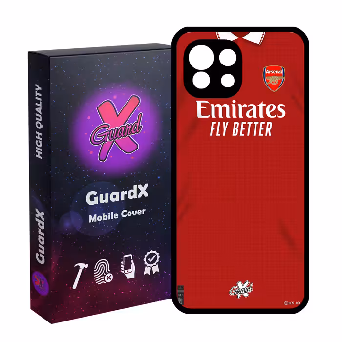 کاور گارد ایکس طرح آرسنال مدل Glass10467 مناسب برای گوشی موبایل شیائومی  MI 11 Lite