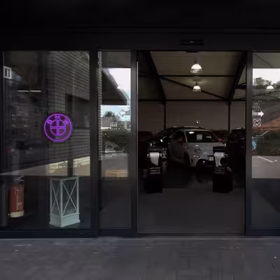 چراغ دیواری نئون دیزاین طرح BL_PR