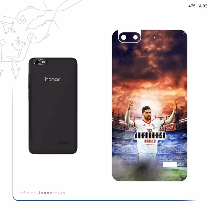 برچسب پوششی ماهوت مدل Alireza Jahanbakhsh مناسب برای گوشی موبایل آنر 4C