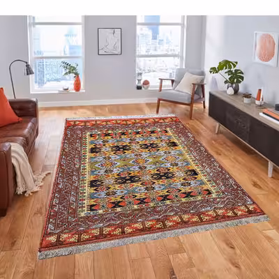 فرش دستباف دو و نیم متری طرح خاص مدل AA