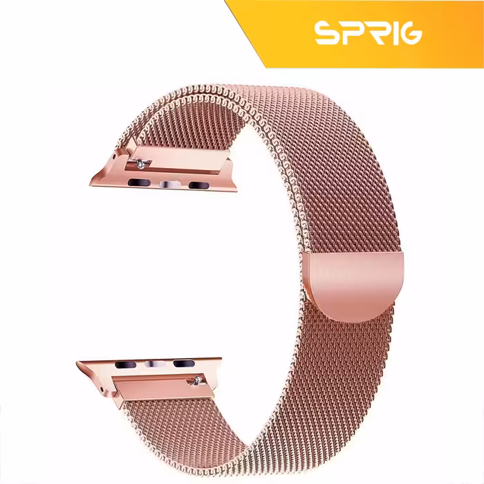 بند اسپریگ مدل Milanese مناسب برای اپل واچ سری 1 / 2 / 3 / 4 / 5 / 6 / 7 / 8 / SE / Ultra سایز 42 / 44 / 45 / 49 میلی متری