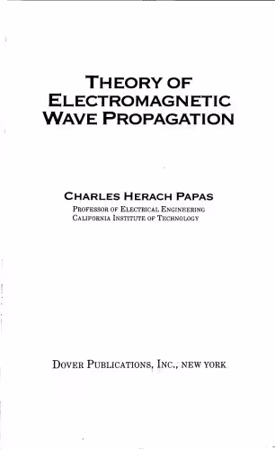 خرید و دانلود نسخه کامل کتاب Theory of electromagnetic wave propagation