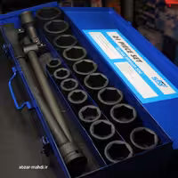 جعبه بکس 20 پارچه 3/4 اینچ فشار قوی دیزلی اسکای  مدل 21 PIECE SET بکس ها از سایز 19 تا 50