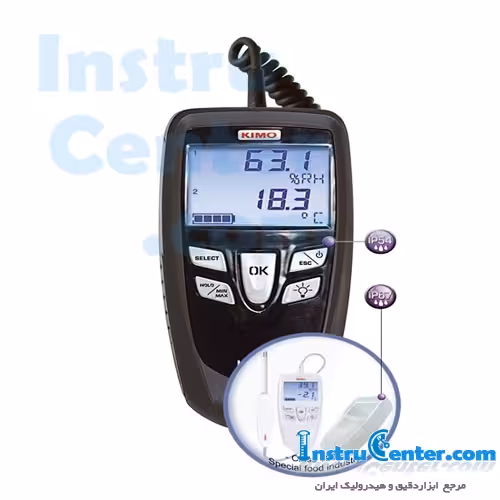 رطوبت سنج دیجیتال ساخت کمپانی کیمو فرانسه مدل HD 100 و HD 150