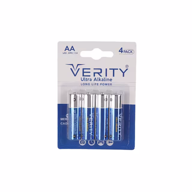 باتری چهارتایی قلمی Verity Ultra Alkaline LR6 1.5V AA