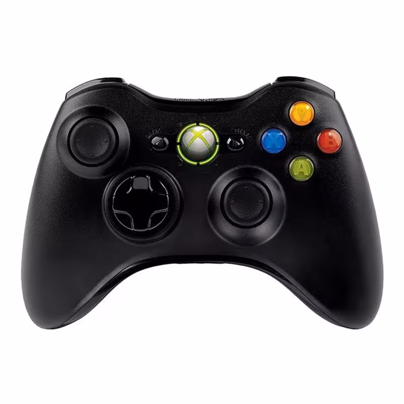 دسته بازی بیسیم XBOX 360 با دانگل مناسب کامپیوتر