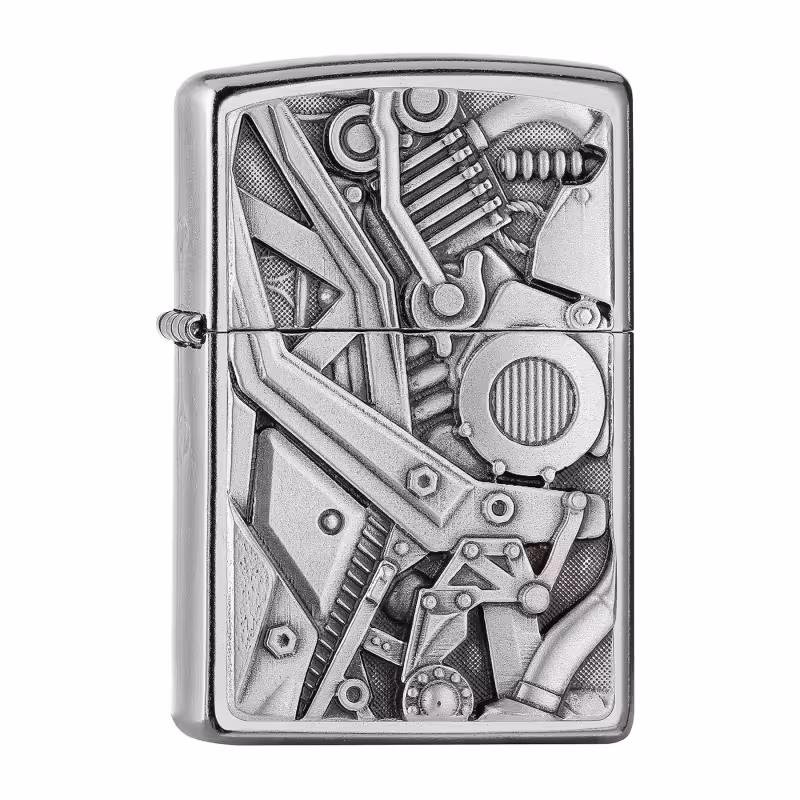 فندک زیپو Zippo مدل Z-2007111 | فندک بنزینی طرح کلاسیک مشکی مات | موتور | ساخت آمریکا | با گارانتی مادام العمر | مناسب برای استفاده روزمره و مجموعه‌داری