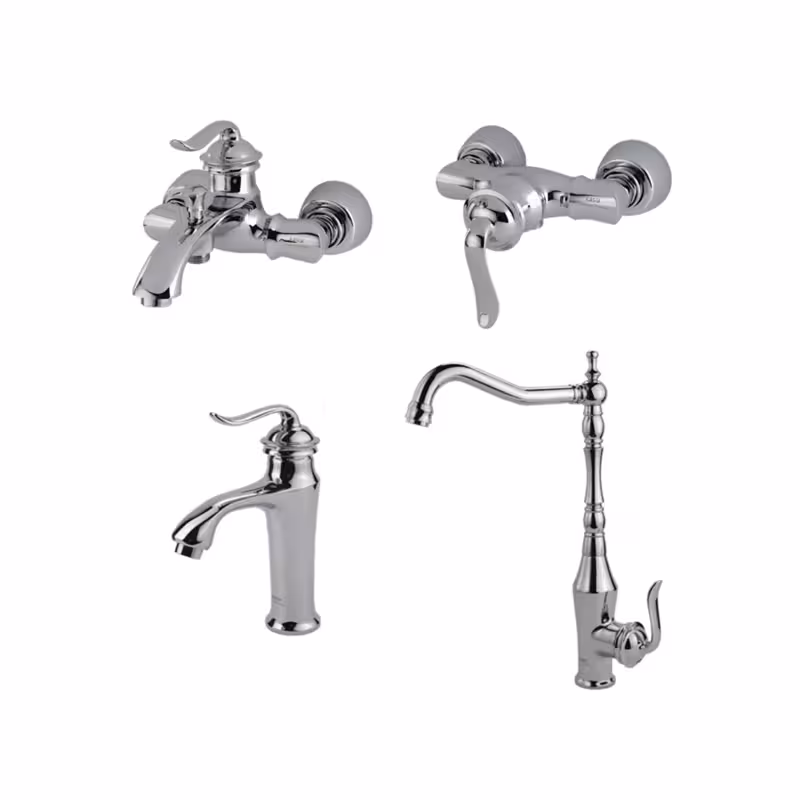 ست چهار تکه شیرالات کسری مدل دانوب