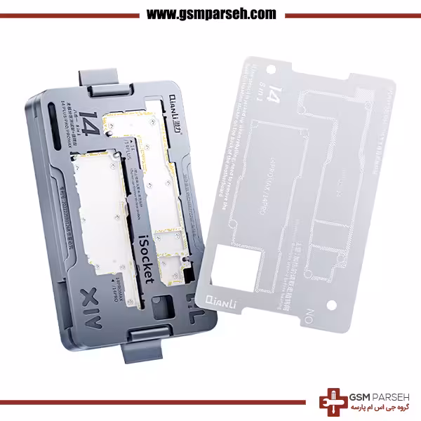 فیکسچر برد آیفون سری 14 برند آی سوکت کیانلی - QianLi iSocket 14 Series