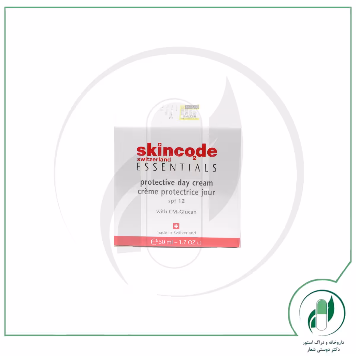 کرم محافظت کننده روز SPF12 اسکین کد – SkinCode